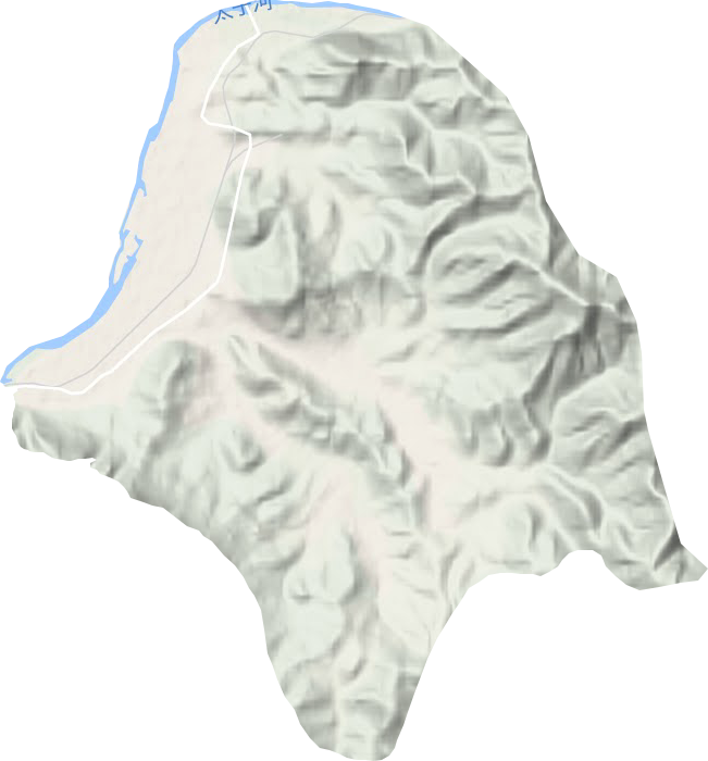 牛心台街道地形地图