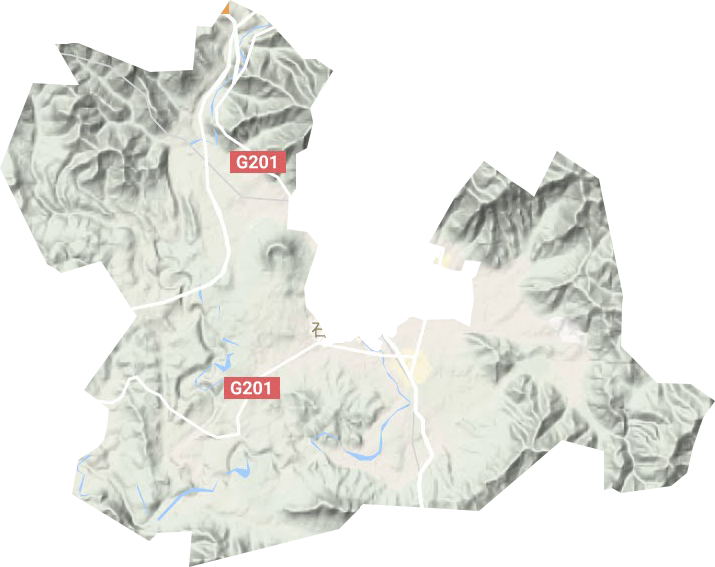 石湖沟乡地形地图