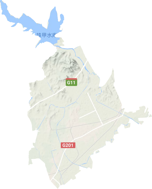 前阳镇地形地图
