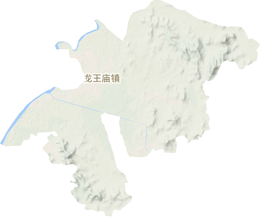 龙王庙镇地形地图