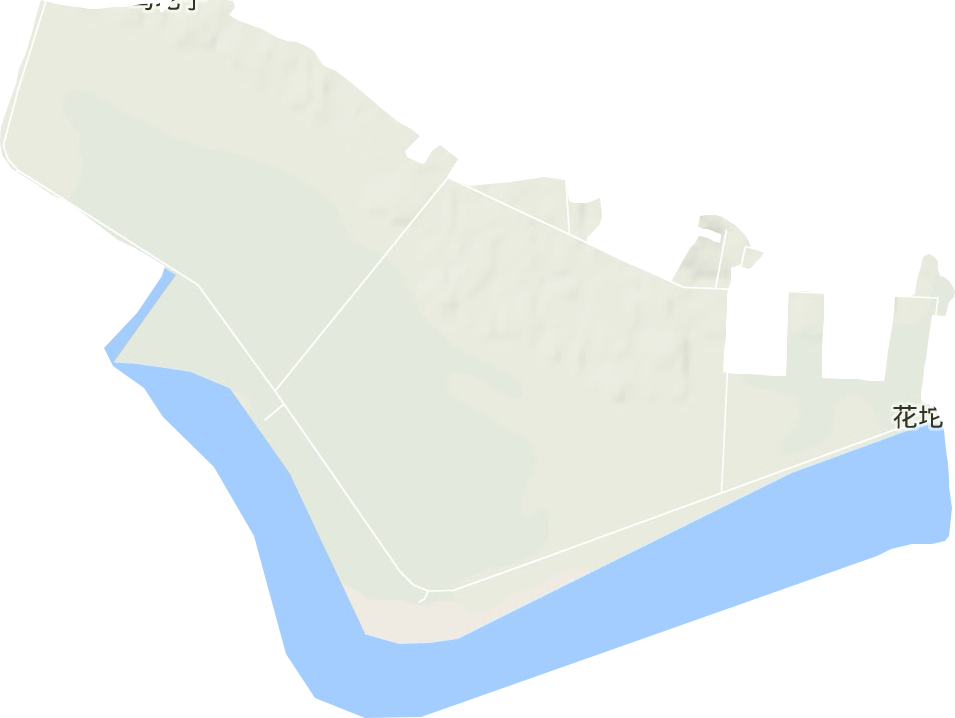 黄土坎农场地形地图